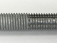 Rod with chased threads