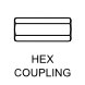 Hex Coupling Nuts