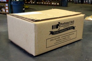 What a typical Portland Bolt shipment looks like when it leaves our facility.